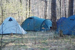 Четырехместная туристическая палатка для путешествий с велосипедами или большим багажом. Alexika Tower 4 