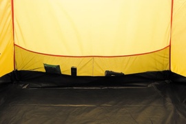 Универсальная трехместная туристическая палатка с двумя входами и двумя тамбурами. Alexika Rondo 3 Plus