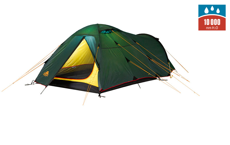 Четырехместная туристическая палатка для путешествий с велосипедами или большим багажом. Alexika Tower 4 