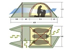 Универсальная трехместная туристическая палатка с большим тамбуром и ветрозащитной юбкой. Alexika Tower 3 Plus Fib