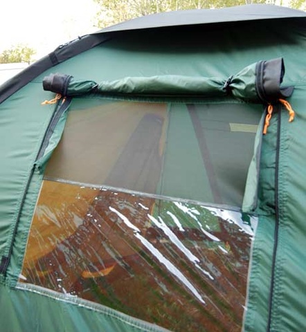 Четырехместная кемпинговая палатка с большим тамбуром. Alexika Nevada 4
