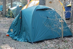 Универсальная двухместная туристическая палатка с двумя входами и двумя тамбурами. Alexika Rondo 2 Plus Fib