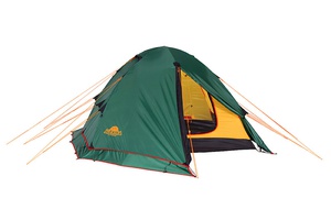 Универсальная четырехместная туристическая палатка с двумя входами, двумя тамбурами и ветрозащитной юбкой. Alexika Rondo 4 Plus