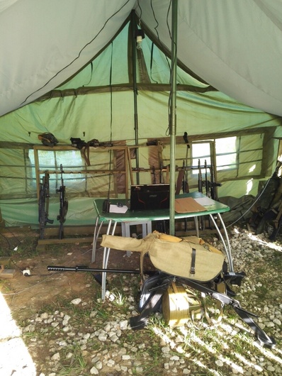 Большая армейская палатка для долговременного проживания. Tengu MARK 18T