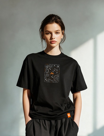 Футболка оверсайз Alexika Футболка Alexika Координаты счастья