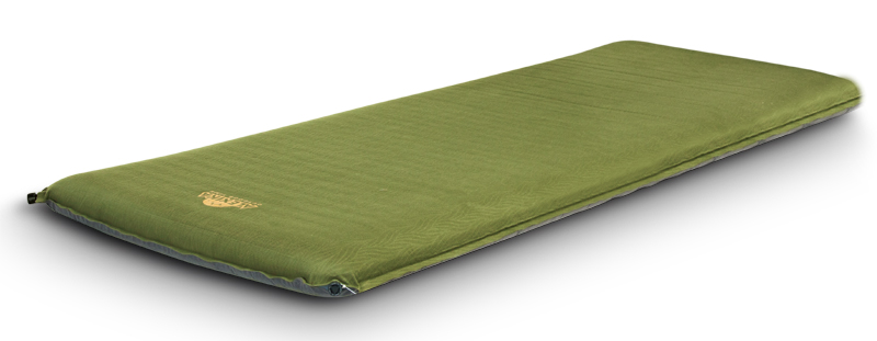 Самонадувающийся коврик туристический толщиной 10 см для комфортного отдыха Alexika Grand Comfort